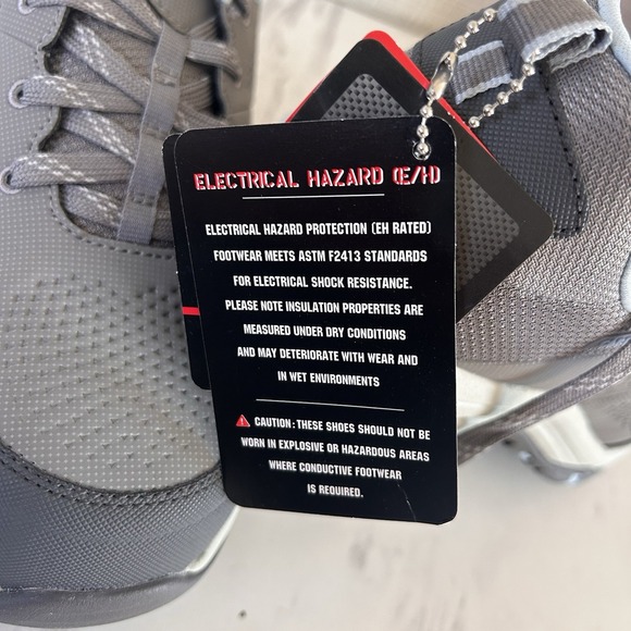 Women's Skechers Trego Carbon Nano Toe Work Shoes Size 9.5W 108166 Gray Aqua - Picture 4 of 11